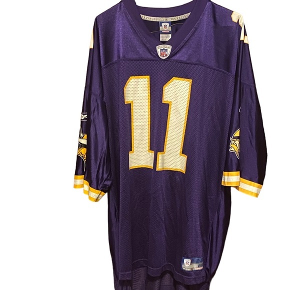 NFL Other - Duante Culpepper #11 MN Vikings NFL Jersey Reebok On Field Purple Size 2XL